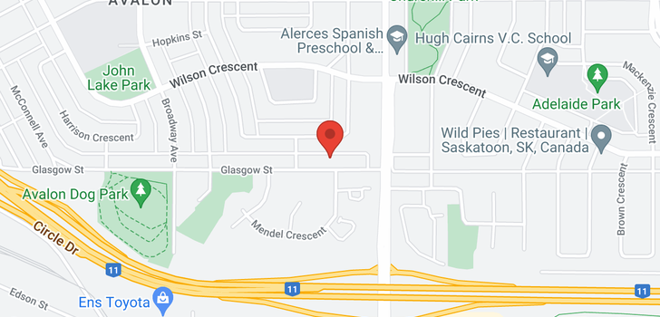 map of 909 Glasgow ST